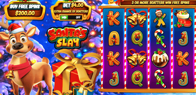 santas slay reels and symbols